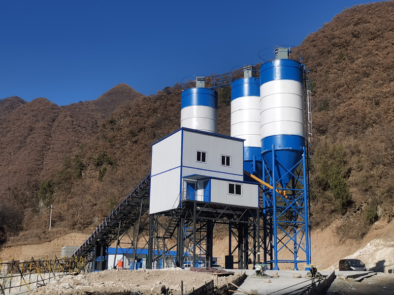 Fixed Concrete Mixing Plant System